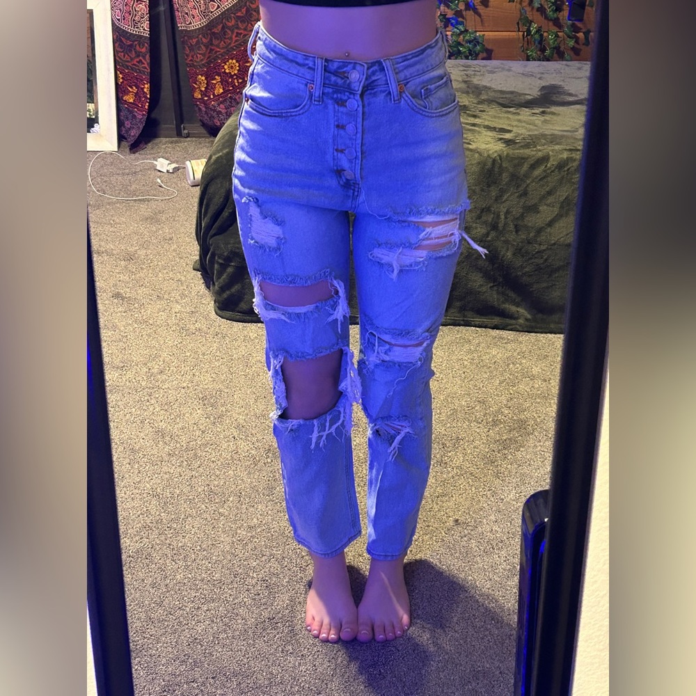 High waisted jeans, size 5, brand: song